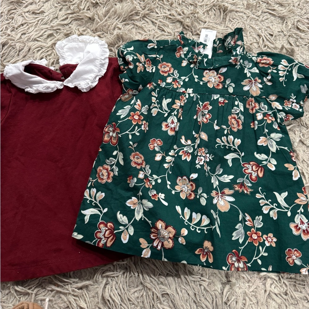 Janie and Jack lot of 2 tops size 5